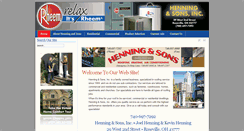 Desktop Screenshot of henningandsons.net